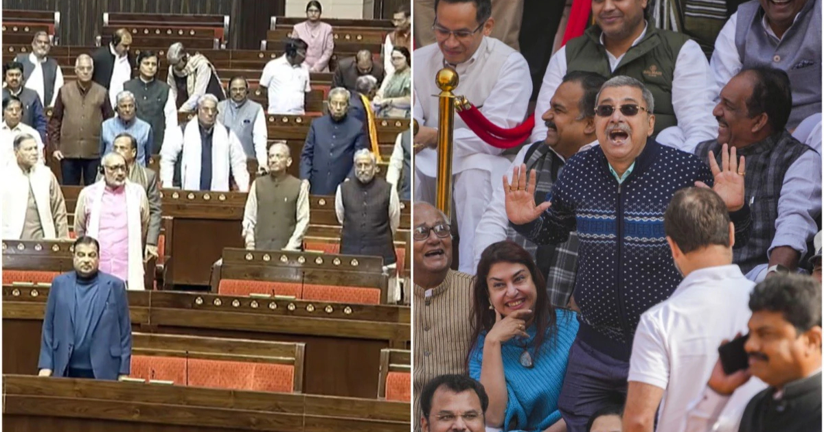 NDA MPs stand during Question Hour in Rajya Sabha to express respect for Chairman Dhankhar, slam opposition over mimicry incident